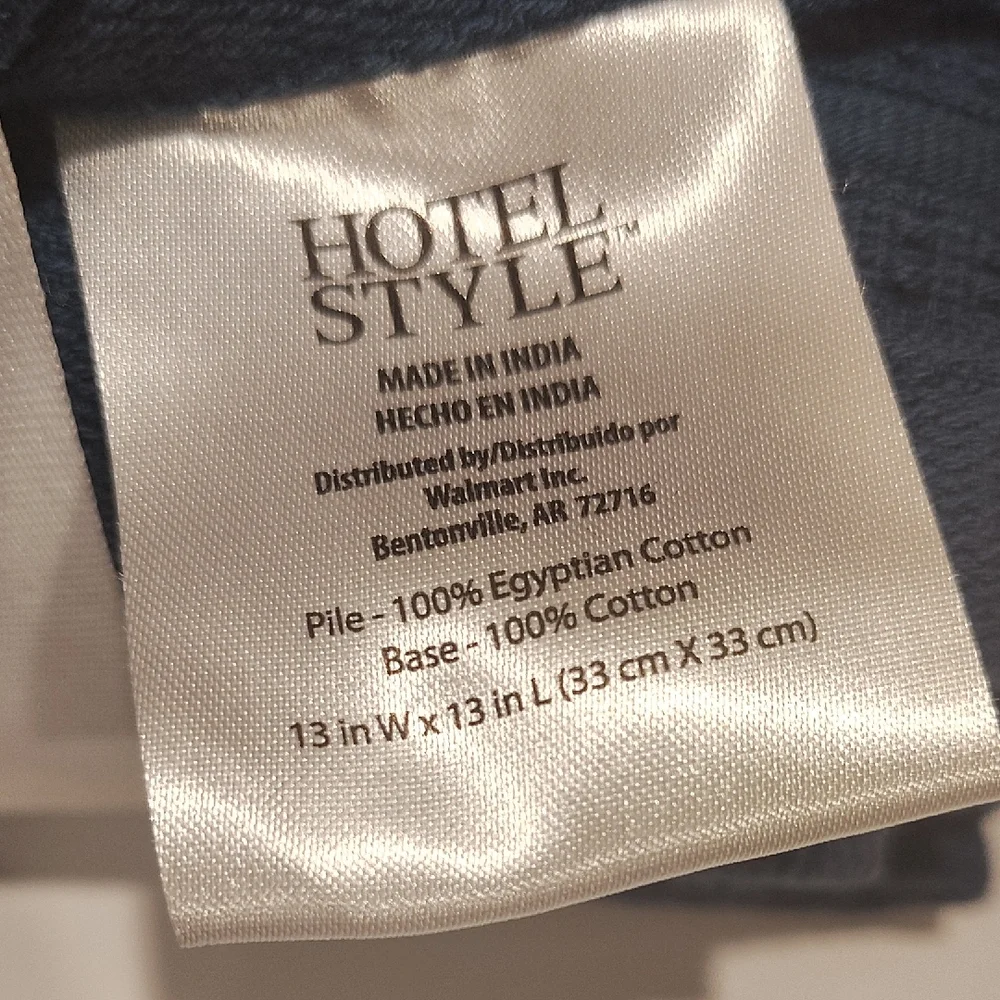 New Egyptian Cotton Washcloth Set Hotels Style